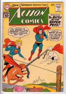 Action Comics #277 (Jun-61) FN Mid-Grade Superman, Supergirl, Superboy