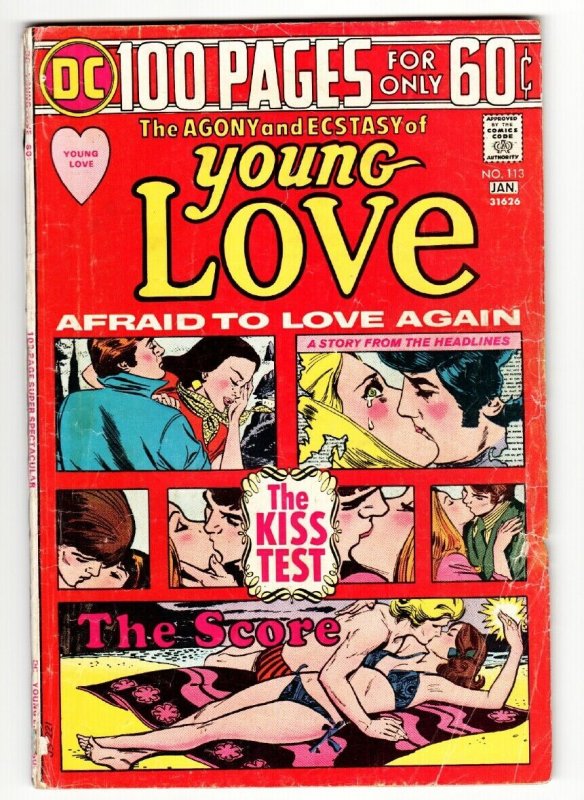 Young Love #113 comic book 1974- DC Romance 100 page giant