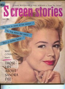 Screen Stories-Sandra Dee-Van Heflin-Judy Holliday-June-1960