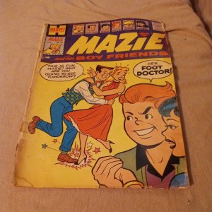 Mazie and her Boyfriends 28 Aug 1958 Harvey Comics SCARCE FINAL ISSUE silver age