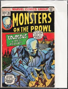 Monsters on the Prowl #25 (1973) Colossus