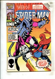 WEB OF SPIDER-MAN #17 (9.2) THE MAGMA SOLUTION!! 1986
