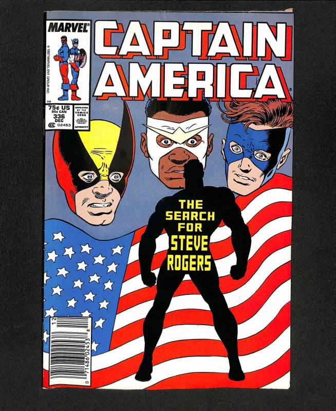 Captain America #336 Newsstand Variant