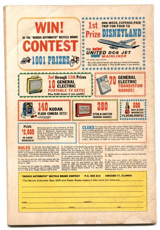 Archie's Pal Jughead #100  1963 - Archie  -VG - Comic Book