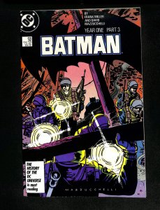 Batman #406 Year One Part 3 Frank Miller!