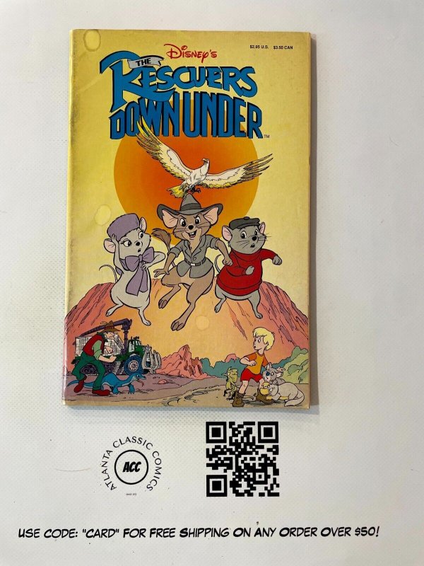 The Rescuers Down Under # 1 FN Walt Disney Publications Comic Book 4 J891