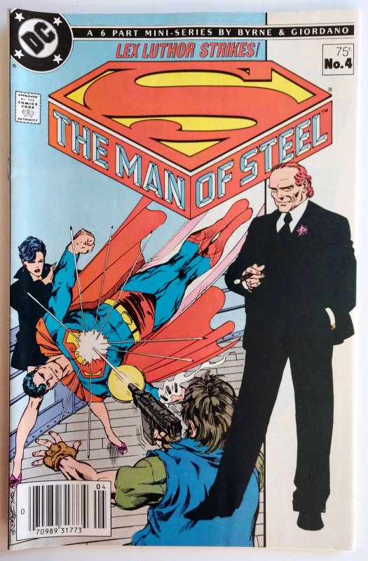 The Man of Steel #4 (FN/VF, 1986) NEWSSTAND