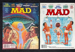 1978 MAD Magazine #200 & 202 (Grade GVG/VG-) Close Encounters / Coma LOT of 2