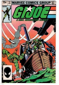 G.I. Joe: A Real American Hero #12 Second Print Cover (1983)