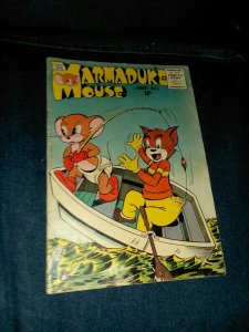 Marmaduke Mouse #57 quality comics 1956 golden age funny animal fishing cover