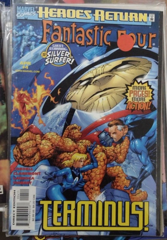 Fantastic Four  # 4 1998  MARVEL DISNEY HEROES RETURN  terminus + silver surfer