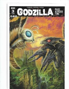 Godzilla Rage Across Time 3 (2016, IDW Comics) Mothra, Megaguirus   nw125