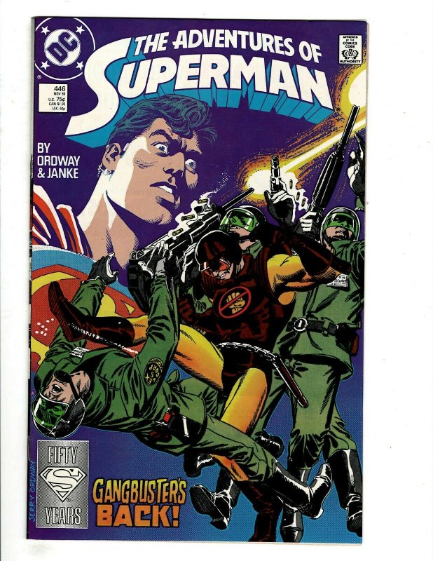 12 Adventures of Superman DC Comics 437 441 442 444 445 446 447 449 450 + HG1