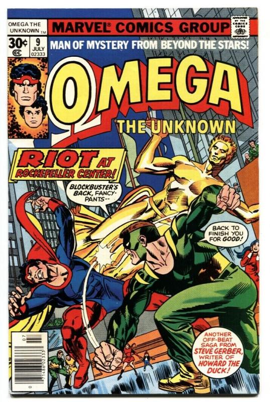 OMEGA THE UNKNOWN #9-1st full app FOOLKILLER-comic book