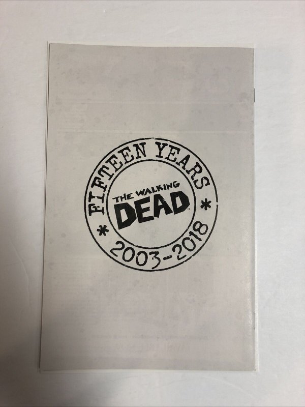 Walking Dead 15th Anniversary (2018) # 7 (NM) Sketch Virgin B&W Variant