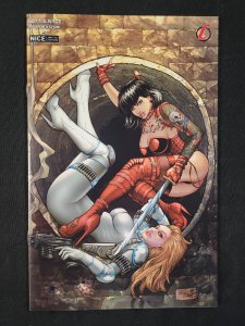 Notti & Nyce Menage A Trois 2PC #1 - Alex Kotkin Good + Bad Variant (9.2ob) 2017