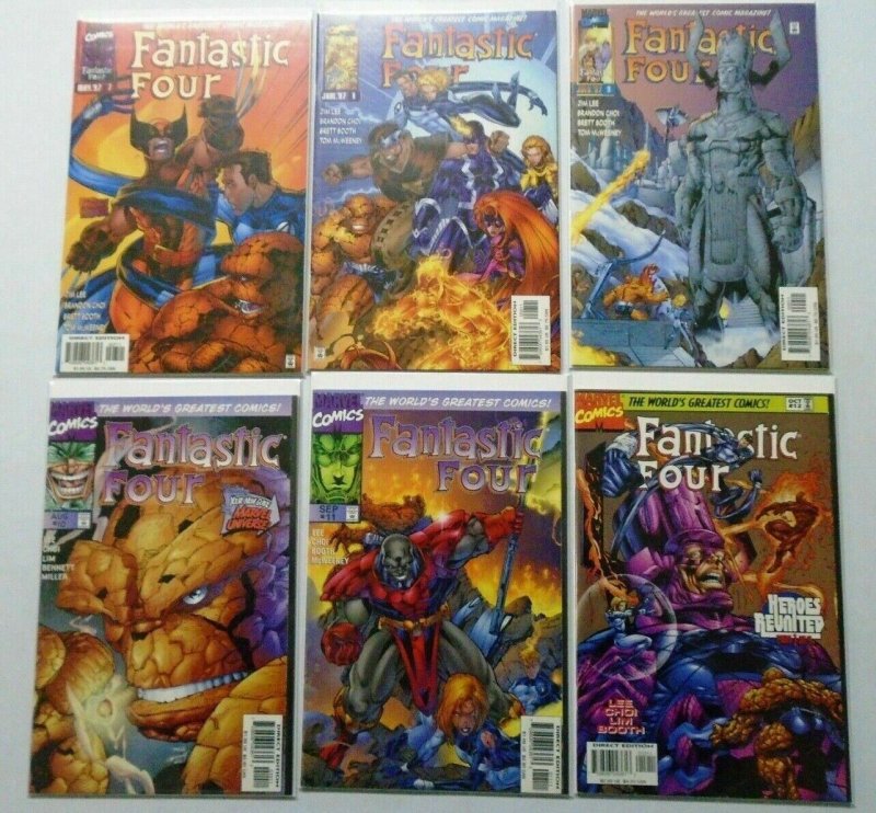 Fantastic Four (2nd series) run:#1-12 2 variants 14 different 8.0 VF (1996) 