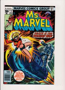 Marvel Comics Ms. Marvel  #3 - Doomsday Man 1976 FINE/VERY FINE (HX785)