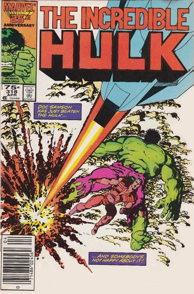 Incredible Hulk, The #318 (Newsstand) FN ; Marvel | Doc Samson John Byrne