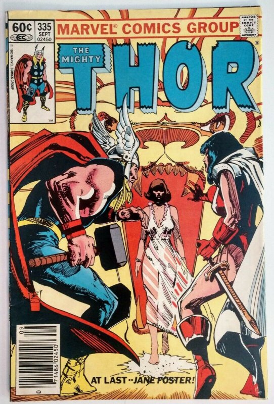 The Mighty Thor #335, MARK JEWELERS EDITION