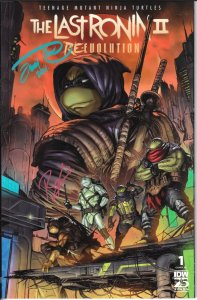 TMNT The Last Ronin II Reevolution #1 2024 Gay/Clark Signed Cover IDW EB203