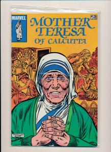 Marvel MOTHER TERESA OF CALCUTTA comic book VERY FINE+ (PF857)