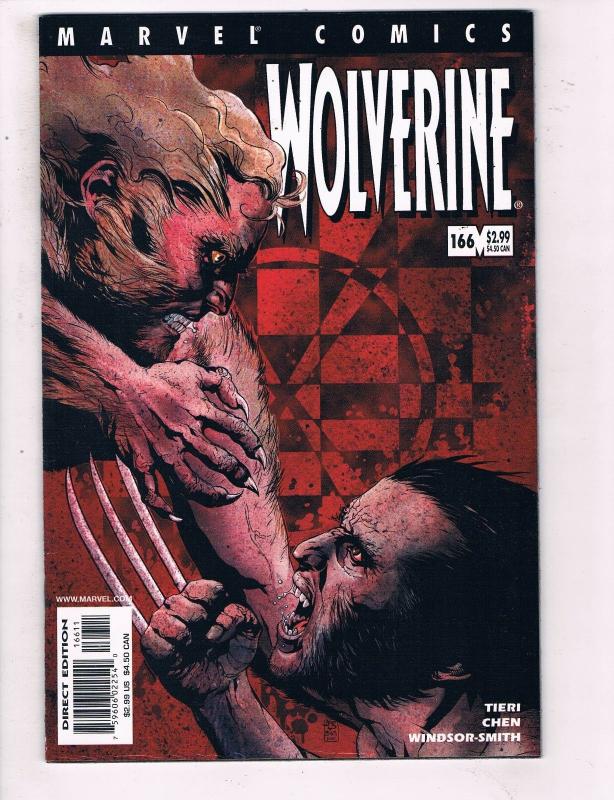 Wolverine # 166 VF/NM Marvel Comic Books X-Men Sabretooth Magneto Cyclops!! SW13