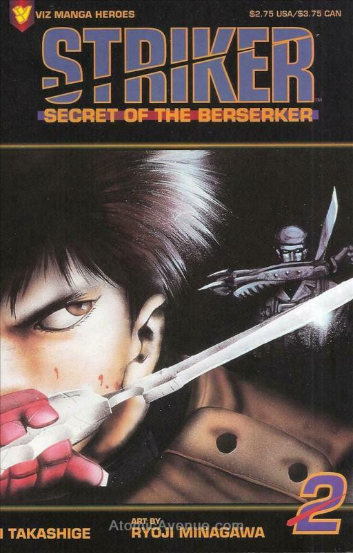 Striker: Secret of the Berserker #2 FN; Viz | save on shipping - details inside