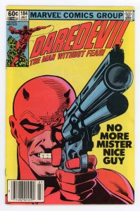 Daredevil #184 (1964 v1) Frank Miller Punisher Newsstand VF-
