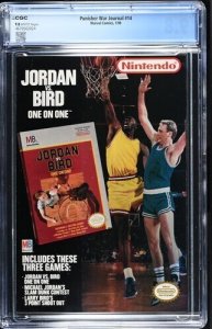 Punisher War Journal #14 1990 CGC 9.8 Spider-Man app White Pages