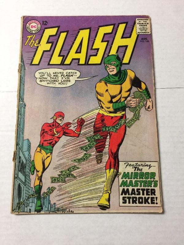 The Flash 146 1.8 Gd- Good - Cover Detached Large Spine Split