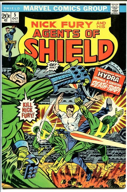 S.H.I.E.L.D. #5-NICK FURY-STERANKO-HIGH GRADE VF/NM