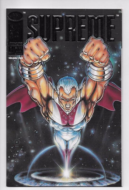 Supreme #1 - Foil Embossed Cover (Image, 1992) - NM