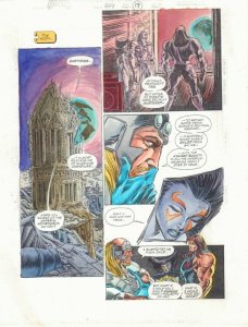Avengers #399 p.17 Color Guide Art - Hercules, Za'ken by John Kalisz