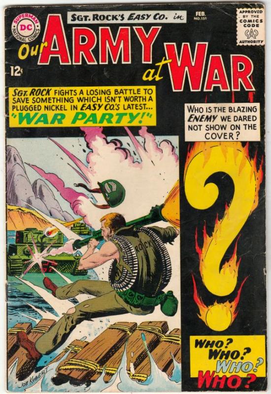 Our Army at War #151 (Feb-65) VG+ Affordable-Grade Easy Company, Sgt. Rock