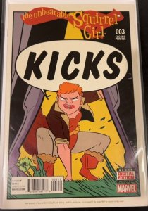 The Unbeatable Squirrel Girl #3 Second Print Cover (2015) Squirrel Girl 