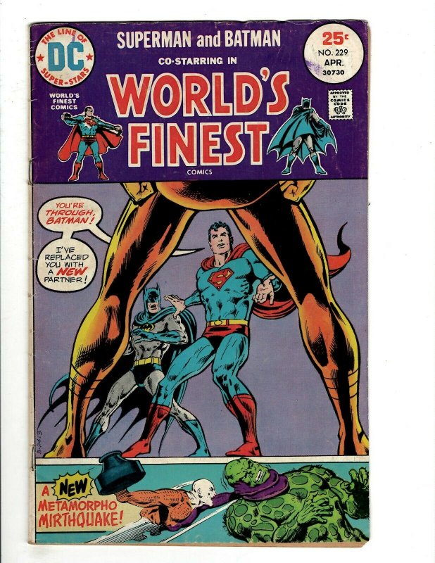 8 DC Comics World's Finest # 213 222 229 231 232 237 241 Shazam! # 10 J461