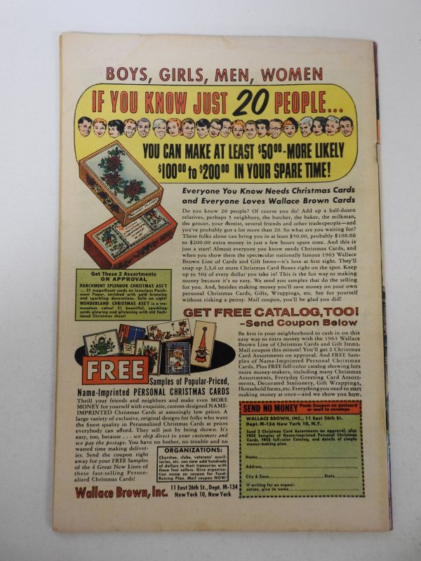 Journey Into Mystery #96 (1963) VG+ Condition moisture stains