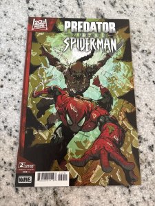 Predator Vs. Spider-Man # 2 NM 1st Print Variant Cover Marvel Comic Book 14 J436