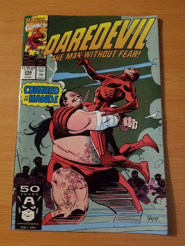 Daredevil #296 ~ NEAR MINT NM ~ (Sep 1991, Marvel Comics)