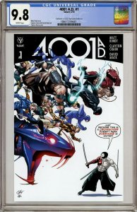 4001 AD #1 Valiant Comics 2016 NM CGC Replica Variant D Clayton Henry Comic Book