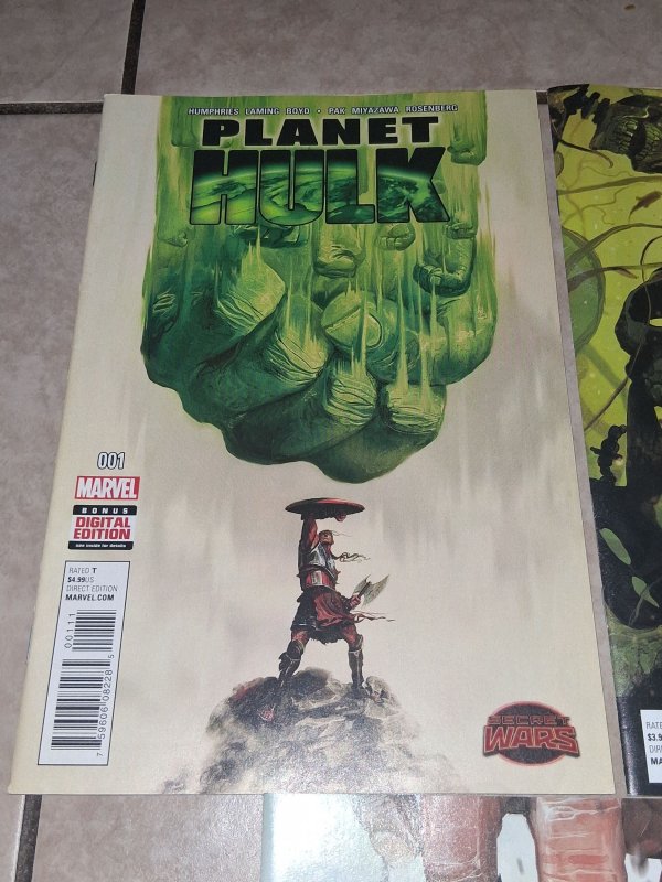 Planet Hulk #1,2,3,4,5  (2015) VF+