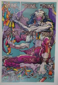 Rune #A-K VF/NM complete set Flipbook Connecting Poster Windsor-Smith ; Malibu