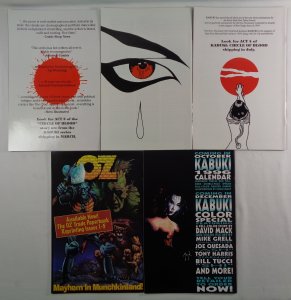 Kabuki Circle of Blood Lot #1 2 3 4 5 Caliber Comics 1995