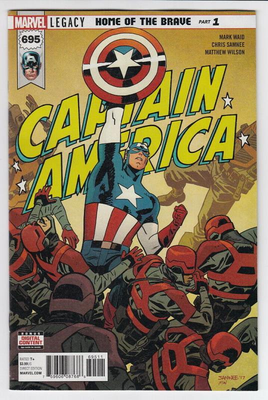 CAPTAIN AMERICA (2017 MARVEL) #695