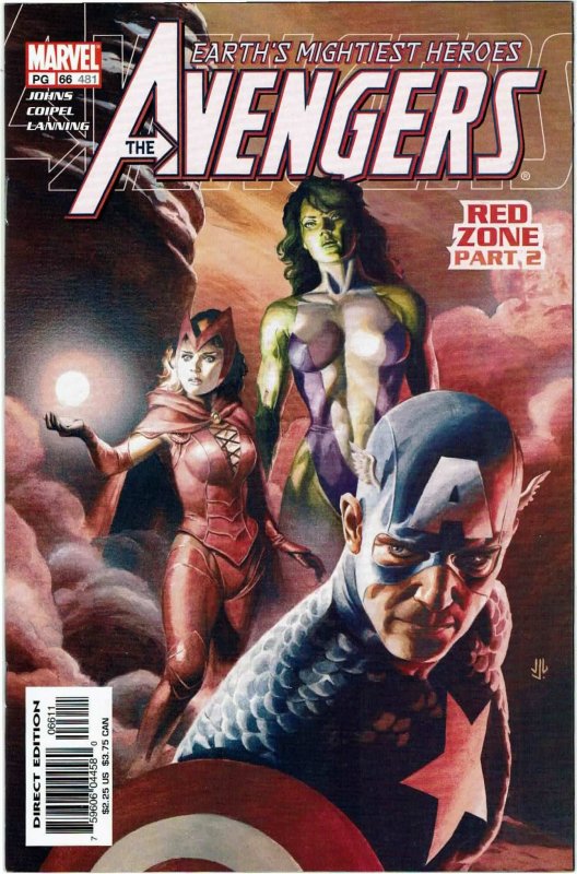 Avengers #66 (1998 v3) Geoff Johns Black Panther She-Hulk NM
