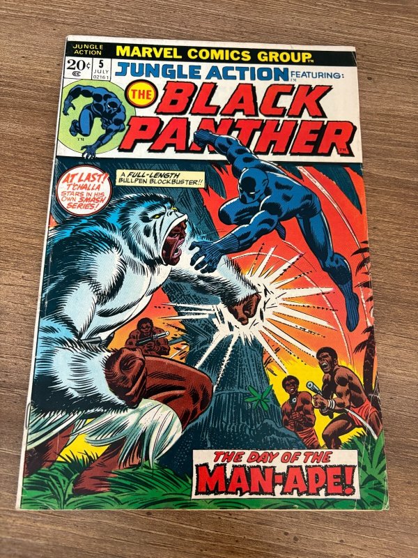 Jungle Action # 5 FN Marvel Comic Book 1st Solo Black Panther Wakanda 15 J362