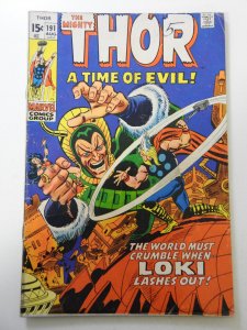 Thor #191 (1971) VG+ Condition
