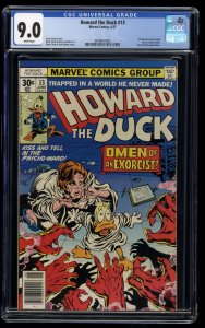 Howard the Duck #13 CGC VF/NM 9.0 White Pages KISS appearance!