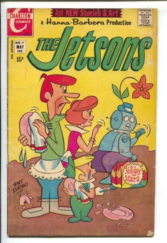 The Jetsons #4 1971- Charlton- Hanna Barbera-robot cover & story-VG